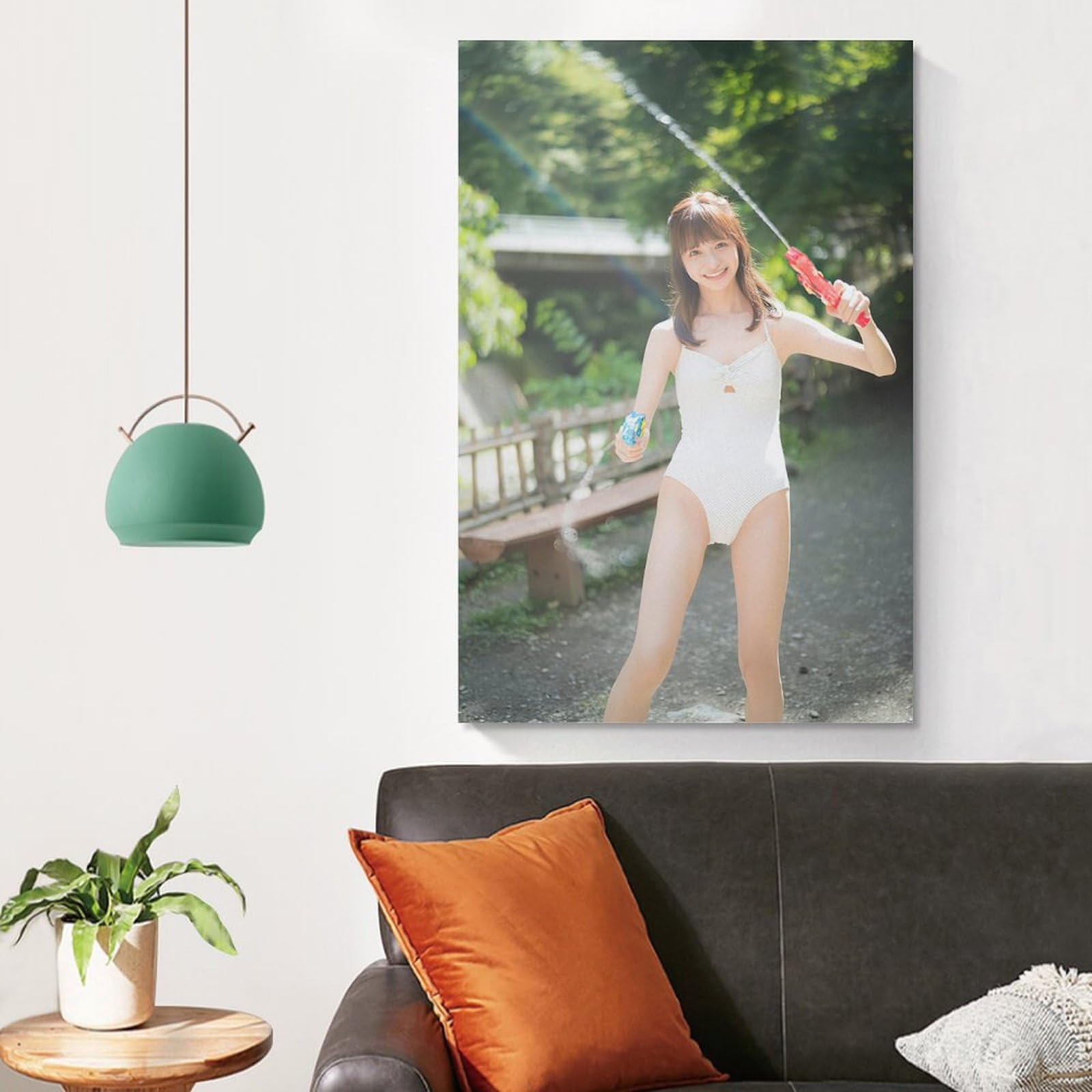 Amazon.co.jp: 森ふう花&柊きき有名人の写真のポスター621 キャンバス